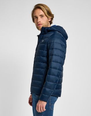 Light Puffer Jacket in Rivet Navy alternative view 3
