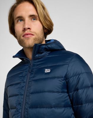 Light Puffer Jacket in Rivet Navy alternative view 4