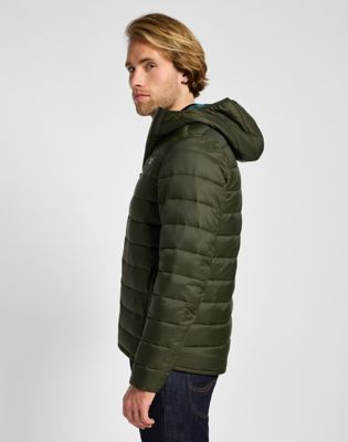Light Puffer Jacket in Olive Night alternative view 3