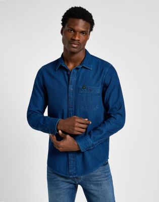 Long sleeve jean shirt best sale