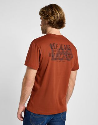 Short Sleeve Relaxed Logo Tee in Sweet Maple alternative view