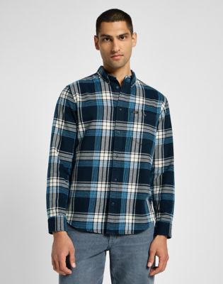 Riveted Shirt in Inky Blue