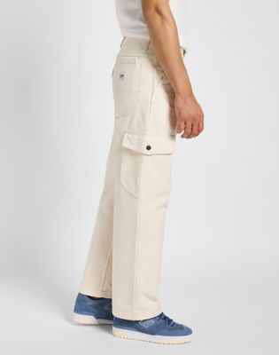 Workwear Utility Pant in Ecru alternative view 3