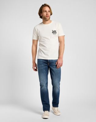 Short Sleeve Working West Tee in Ecru alternative view 2