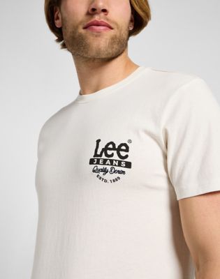 Short Sleeve Working West Tee in Ecru alternative view 4