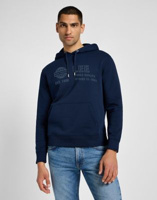 Seasonal Hoodie in Inky Blue