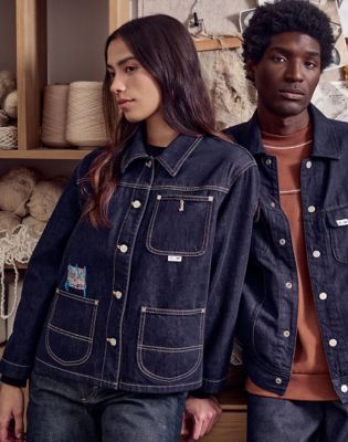 Lined Denim Chore Jacket