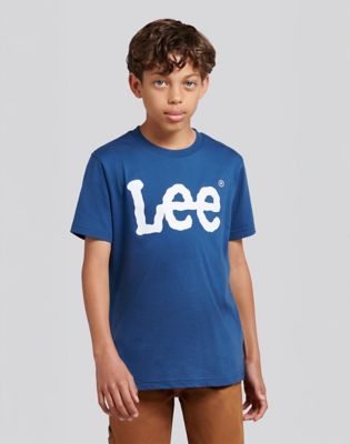 Wobbly Graphic T-Shirt in Dark Denim