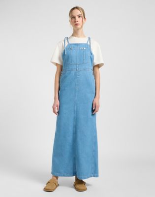 Loose Overall Dress in Brand New Blue
