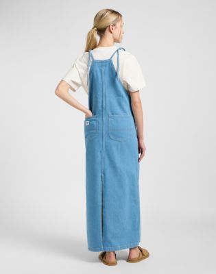 Loose Overall Dress in Brand New Blue alternative view