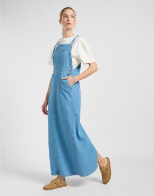 Loose Overall Dress in Brand New Blue alternative view 2