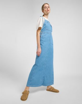 Loose Overall Dress in Brand New Blue alternative view 5