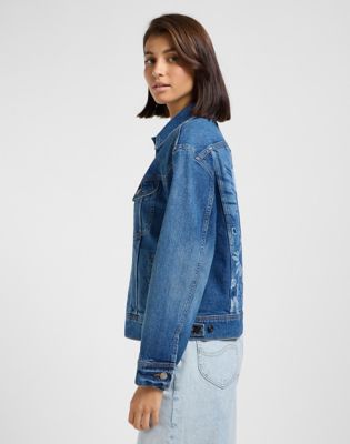 Loose Rider Jacket in Tumbling Sky alternative view 4