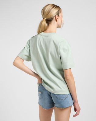 Pocket Tee in Soft Sage alternative view