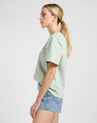 Pocket Tee in Soft Sage alternative view 3