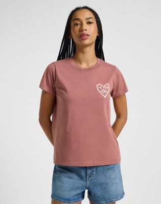 Small Logo Tee in Henna