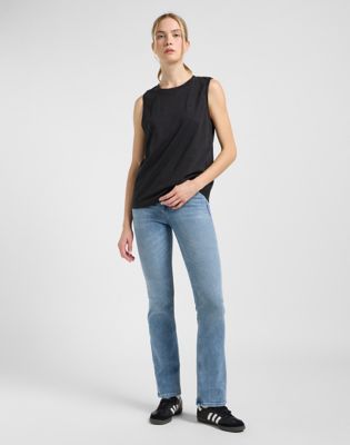 Plain Muscle Tank in Unionall Black alternative view 2
