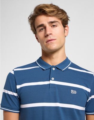 Pique Polo in Orion Stripe alternative view 4