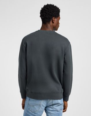 Wobbly Lee Sweatshirt in Washed Black alternative view
