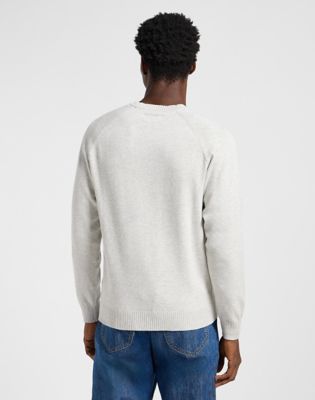 Clean Raglan Sweater in Sharp Grey Mele alternative view