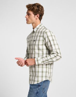 Button Down Shirt in Ecru alternative view 3