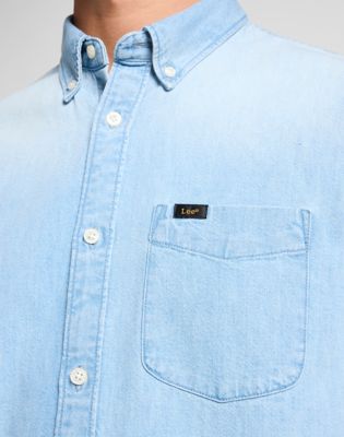 Short Sleeve Button Down Shirt in Light Desert Wash alternative view 4