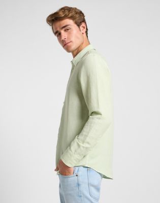 Patch Shirt in Soft Sage alternative view 3