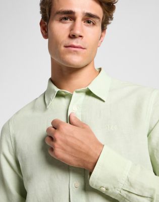 Patch Shirt in Soft Sage alternative view 4