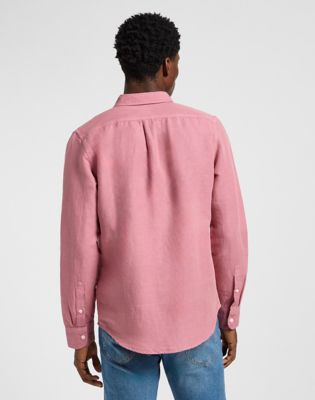 Patch Shirt in Garment Dye Mauve alternative view