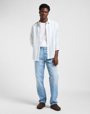 Patch Shirt in Shy Blue alternative view 2