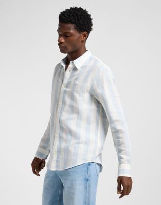 Patch Shirt in Shy Blue alternative view 3