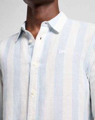 Patch Shirt in Shy Blue alternative view 4