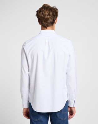 Patch Shirt in Shy Blue Bright White alternative view
