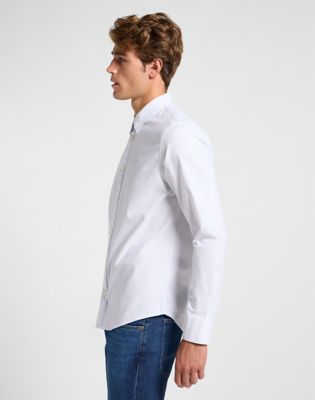 Patch Shirt in Shy Blue Bright White alternative view 3