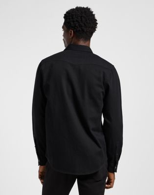 Regular Western Shirt in Black alternative view