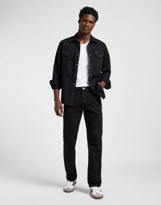 Regular Western Shirt in Black alternative view 2