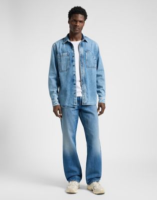 Engineer Overshirt in Blue Meadow Wash alternative view 2
