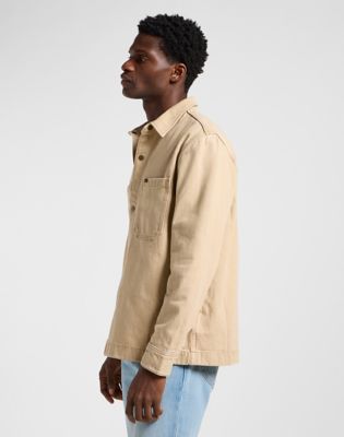 2 Pocket Overshirt in Cappucino alternative view 3
