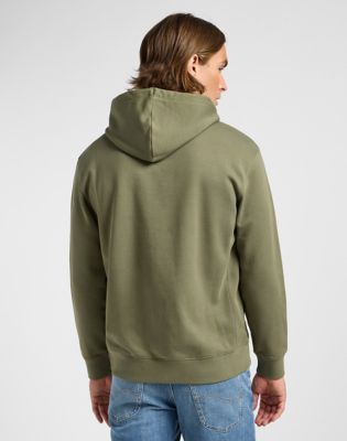 Wobbly Lee Hoodie in Mercantile Green alternative view