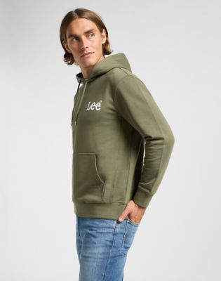 Wobbly Lee Hoodie in Mercantile Green alternative view 3