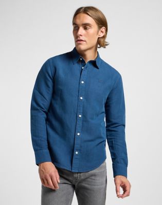 Patch Shirt in Orion Blue main view
