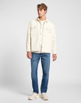 Workwear Overshirt in Ecru alternative view 2