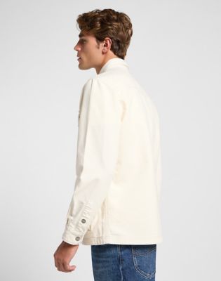 Workwear Overshirt in Ecru alternative view 3