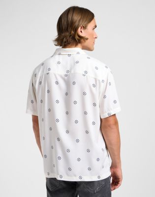 Short Sleeve Resort Shirt in Ecru alternative view