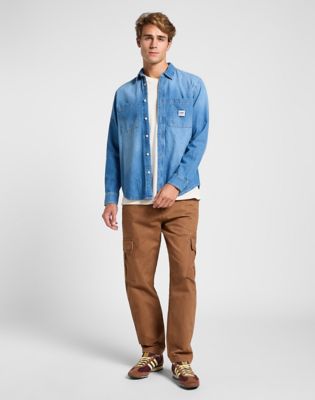 Workwear Shirt 2.0 in Mid Denim alternative view 2