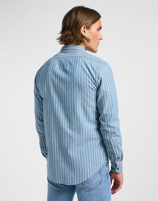 Leesure Shirt in Indigo Dobby alternative view