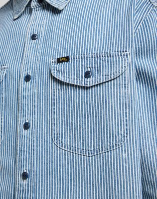 101 70's Shirt in Washed Rr Stripe alternative view 5