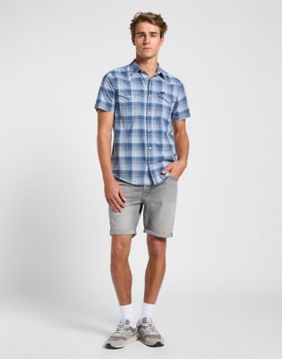 Short Sleeve Regular Western Shirt in Orion Ombre alternative view 2