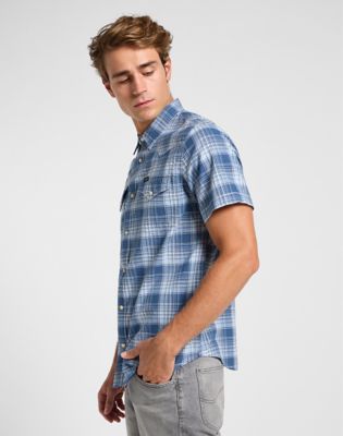 Short Sleeve Regular Western Shirt in Orion Ombre alternative view 3