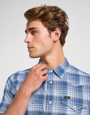 Short Sleeve Regular Western Shirt in Orion Ombre alternative view 4